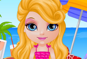 Bébé Barbie Tatouage à paillettes