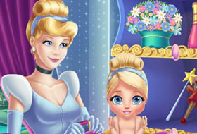 Le bain du Bébé de Cendrillon