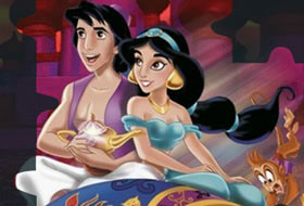 Puzzle Mania - Aladdin et Jasmine