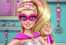 Super Barbie fait la cuisine