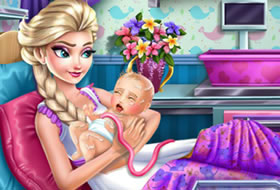 Elsa et son bébé