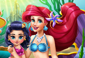 Ariel et sa fille Melody