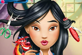 Mulan chez le coiffeur