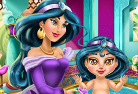 Jasmine et sa fille