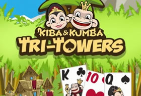 Kiba & Kumba Tri Towers Solitaire