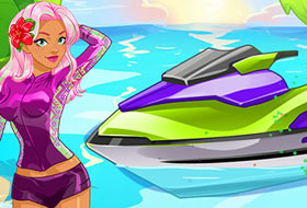 Amanda et son jetski