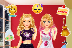 Ellie Coincée à la maison