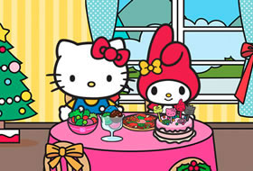 Hello Kitty And Friends Xmas Dinner