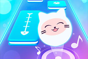 Music Cat! Piano Tiles Game 3D