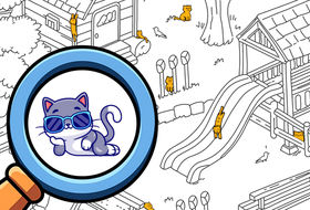 Spot the Cat - Hidden Cats