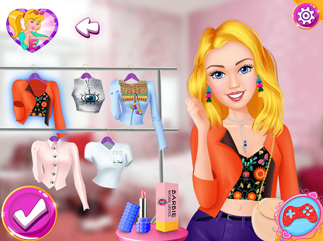 Jouer à Barbie crée son maquillage - Jeux gratuits en ligne avec Jeux.org